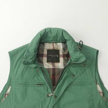 相場価格￥44,000- 極美品 三陽商会 MACKINTOSH LONDON マッキントッシュ ナイロンタフタ ジップアップベスト グリーン 緑 L_画像2