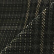 【極上のベルベット素材！】美品 ドイツ製 NIEDIECK VELVET ニーディック・ベルベット 2つボタン ブレザージャケット 黒 チェック 98AB6_画像8