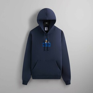 【Mサイズ】新品 Disney Kith for Mickey & Friends Cyber Monday Donald Duck Classic Logo Hoodie BOXLOGO ドナルド フーディー