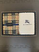 未使用　ハンドタオル　２個セット　ブランド　バーバリー　Burberry_画像1