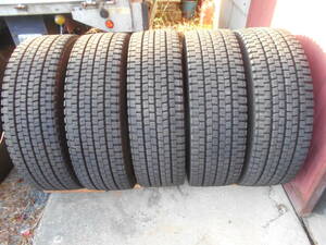 No.2184 中古スタッドレスタイヤ 275/70R22.5 148/145J ダンロップ 10本 直接引取希望