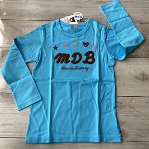 　SALE 新品　ミキハウス　長袖Tシャツ　120 水