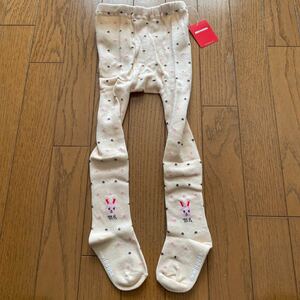 SALE 即決　新品　ミキハウス　タイツ　90 女の子　スパッツ レギンス