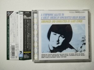 【帯付CD】Gary Usher - A Symphonic Salute To A Great American Songwriter Brian Wilson (1970年音源) 2001年日本盤 Beach Boys 