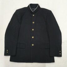 A285/A(中古)愛知方面 校名不明 男子制服2点 /Cランク/小さいサイズ/160A/W61/学ラン/冬ズボン/School tigert/黒/中学校/高校/標準型学生服_画像2