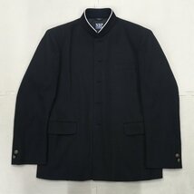 A277/A(中古)校名不明 男子制服2点 /Cランク/165A/W80/学ラン/冬ズボン/TOMBOW/NBP/黒/学生服/冬服/中学校/高校/標準型学生服_画像2