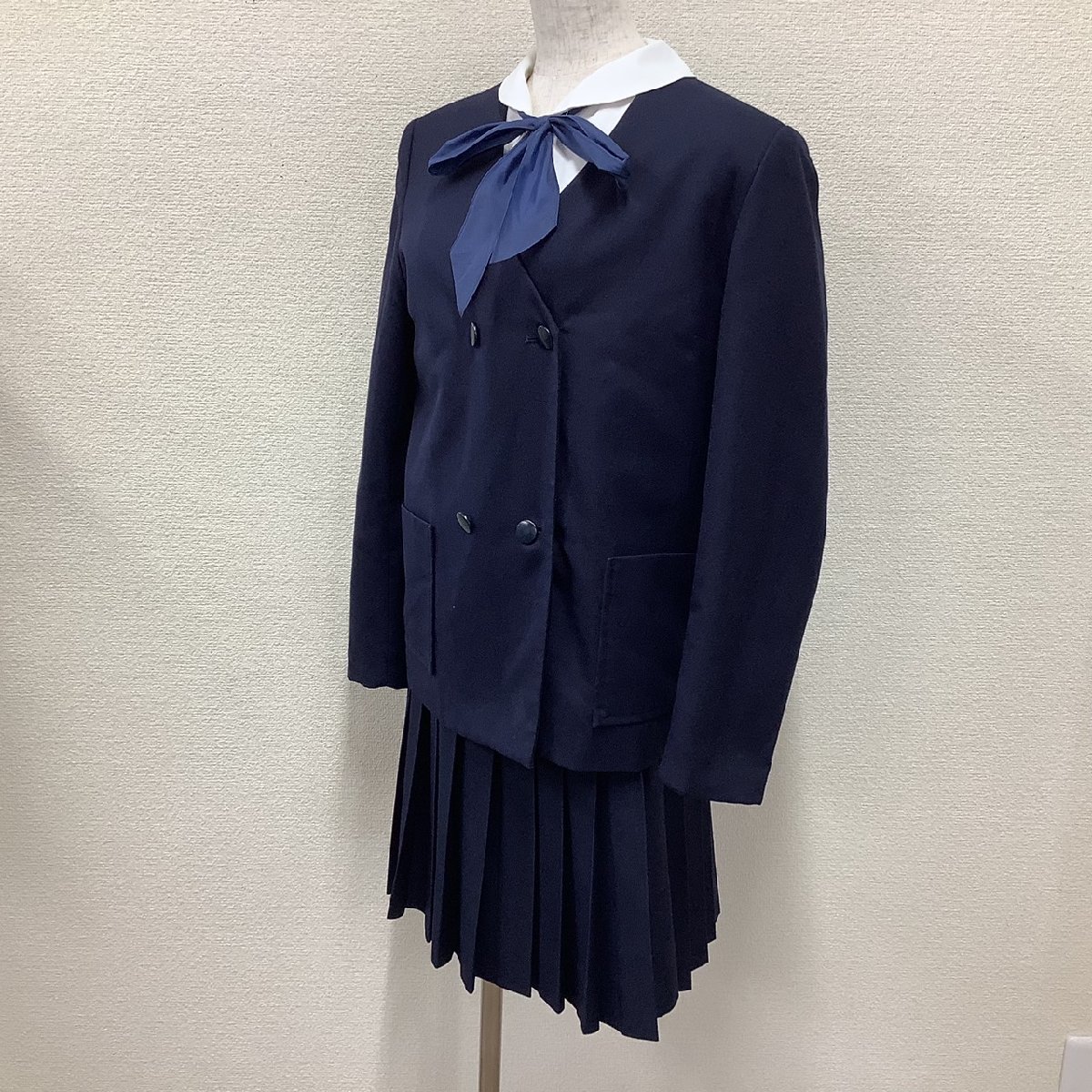O237 (中古) 広島県 井口高校 3点セット /校章付/165A/W60