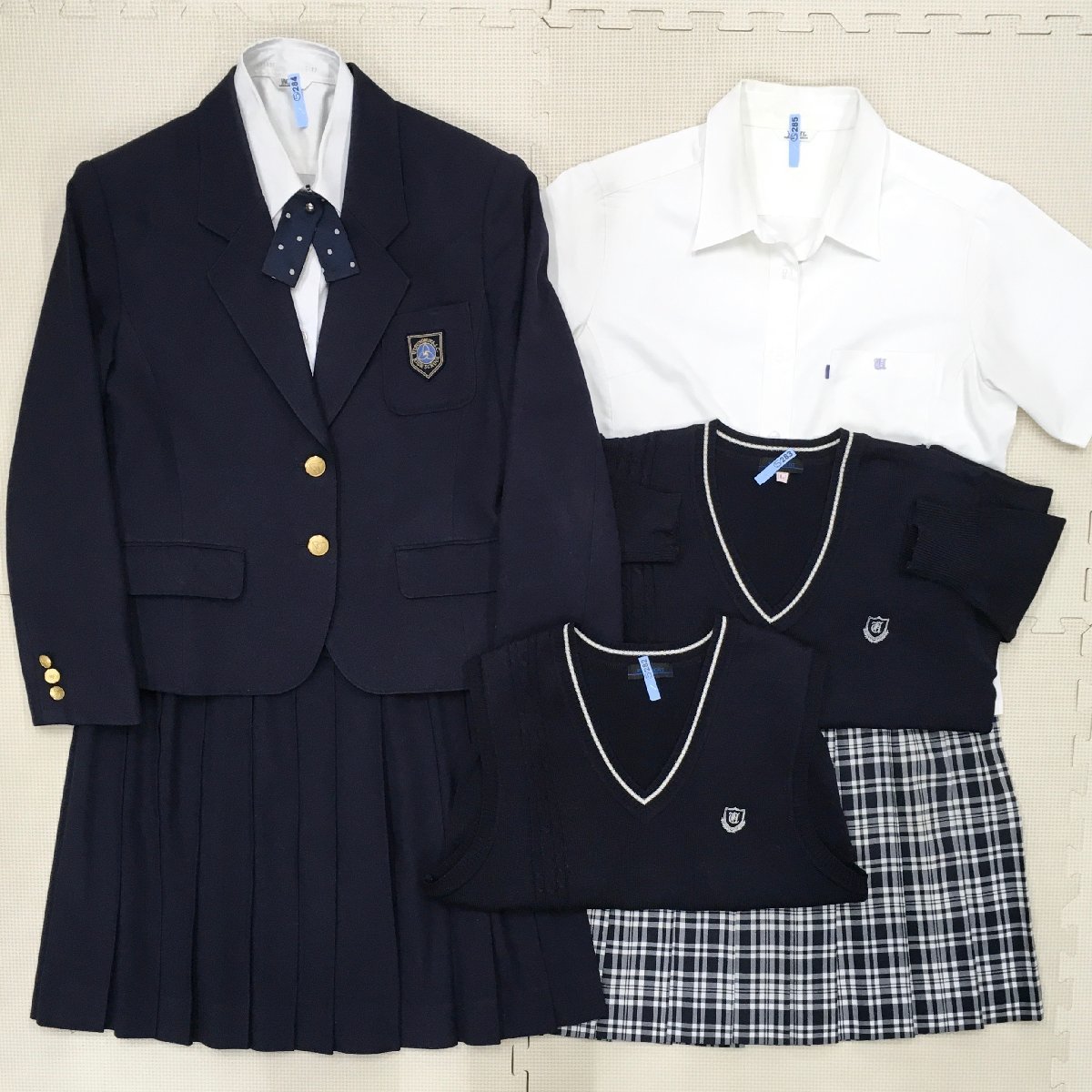 お手頃価格 UT375 (中古) 栃木県 私立 宇都宮短期大学附属高校 3点セット 学生服