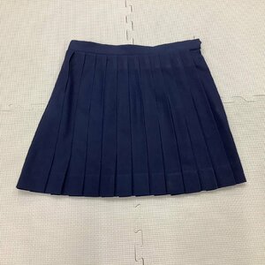 I190/Y(中古)東北方面 女子制服1点 /校名不明/W66/丈40/冬スカート/紺/冬用/ミニスカート/KANKO/車ひだ24本/女子学生/学生服