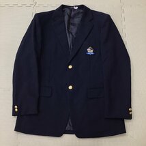 O260/A(中古)愛知県 岩倉総合高校 男子制服4点 /LL/W73/W76/W85/ブレザー/夏冬ズボン/紺/チェック柄/TOMBOW/夏服/冬服/中学校/学生服_画像2