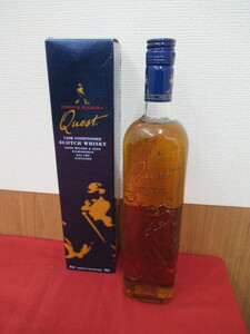 H【8523】★JOHNNIE WALKER QUEST★ジョニーウォーカー クエスト ウイスキー 40％ 750ml 未開栓 経年保管品