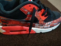 NIKE ナイキ ×atmos AIR MAX 90 RED WE LOVE NIKE AQ0926-001 スニーカー 赤 Size 26センチ_画像1