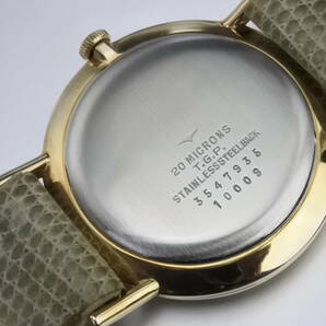 幻の国産時計 ☆1950～60年代製 TAKANO FRONTIER タグ付き  19石 ２０ｍＴＧＰモデル 手巻紳士腕時計 稀少文字盤 奇跡デッドストック品の画像2