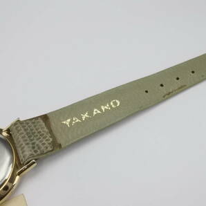 幻の国産時計 ☆1950～60年代製 TAKANO FRONTIER タグ付き  19石 ２０ｍＴＧＰモデル 手巻紳士腕時計 稀少文字盤 奇跡デッドストック品の画像9