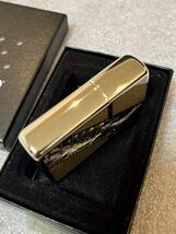 ★ZIPPO★【未使用】2005年製 初期アーマー Heavy Wall Armor Case ベネチアン エポキシ樹脂 両面加工 ジッポーライター_画像4