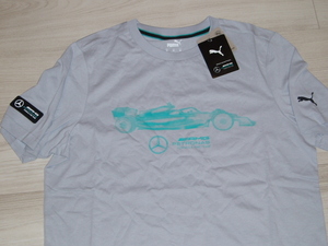 即決！新品★PUMA[プーマ] ×AMGモータースポーツ 　MAPF1 ESS CAR グラフィック Tシャツ （men'sのＬ相当）送料185円～　1/3P29