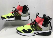 US9-10/27-28cm◆ACRONYM × Nike Air Presto Mid ホットラバ アクロニウム ナイキ エアプレスト ミッド スニーカー 靴 844672-100_画像4