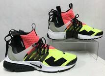 US9-10/27-28cm◆ACRONYM × Nike Air Presto Mid ホットラバ アクロニウム ナイキ エアプレスト ミッド スニーカー 靴 844672-100_画像5