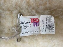 80's 米国製 MADE IN USA ミントコンデション キングルイ King Louie ナイロンジャケット コーチジャケット ブラウン M [l-0814]_画像7