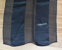 ●TORRENTE●シルク100％　ストール　26,5㎝×140㎝　美品_画像2