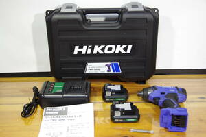 ■■■送料無料　中古品 簡易動作確認済　HiKOKI ハイコーキ 10.8V コードレスインパクトドライバ　 FWH-12DAL 充電器 バッテリー2個セット