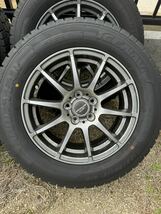 GOODYEARスタッドレスタイヤ ICENAVI 7 195/65R 15 2021年製 ４本セット プリウス30 50 5穴 PCD100_画像2