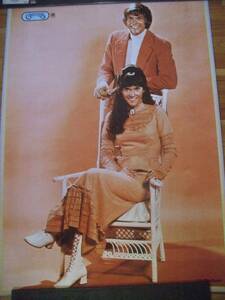 美品専門 年末特価SALE カーペンターズ 1970年代宣伝用ポスター キングレコード制作