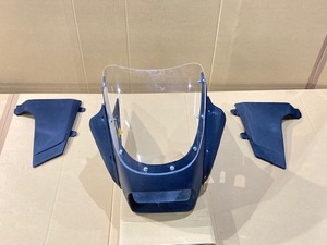 KAWASAKI（カワサキ）KR250・KR250A 専用アッパーカウルセット　レストア用　リプロ品　新品　アクリル風防・サイドカウル付き!!　未塗装品