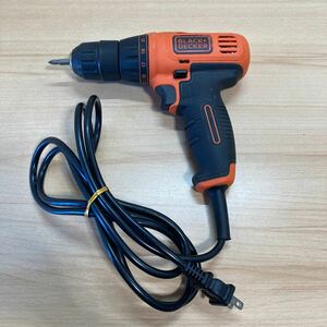 BLACK+DECKER KR112 スマートドリルドライバー オレンジ 電動工具 DIY 動作品 (8-3)