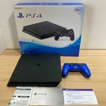 PS4 プレステ4 本体 CUH-2000A 500GB + コントローラー CUH-ZCT2J PlayStation4 SONY ソニー ※ケーブル類欠品(6-1)_画像1