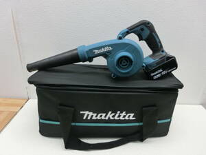 moe/5193/1121/マキタ makita 18V充電式ブロワ(集塵機能付) UB185D/バッテリー・ケース付