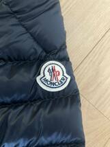 【中古】MONCLER モンクレール ダウンジャケット　ネイビー　サイズ1_画像3