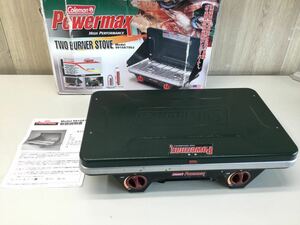 (N167) Coleman コールマン パワーマックス・ツーバーナー　9910A750J