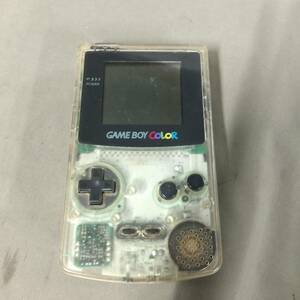 ●Nintendo GAME BOY COLOR ゲームボーイカラー CGB-001 クリア ジャンク　【23/1124/01