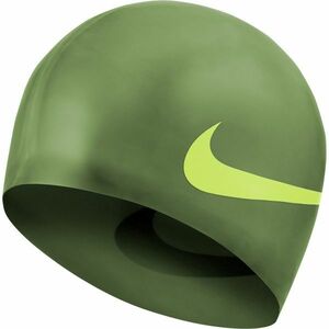 Nike - Big Swoosh キャップ Rough Green Game Royal 　シリコン キャップ 水泳帽 ナイキ