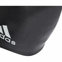 adidas アディダス シリコン　キャップ　adidas Silicone Logo ブラック/ホワイト スイムキャップ_画像4