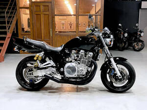 XJR1300 RP03J ★動画★ 社外ショート菅マフラー/ミクニ製キャブレター装備 車検R6年11月 4375 検索）XJR1200