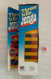 （送料無料）【中古】 Throw 'n Go Jenga ジェンガ 米国MB製 