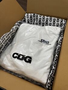 CDG HOODED SWEATSHIRT SMALL LOGOコムデギャルソン フード付きスウェットパーカーXL 