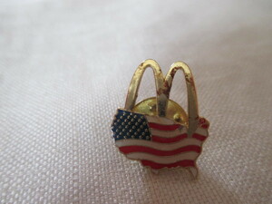 即決★USA　アメリカ　McDonald's　マクドナルド　ピンバッジ PINS ピンズ/ 星条旗