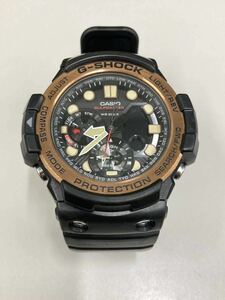 (ジャンク品)カシオCASIO G-SHOCK Gショック　gn-1000 ガルフマスター Black & Gold ガルフマスター GN-1000GB-1AJF 中古ジャンク品です。