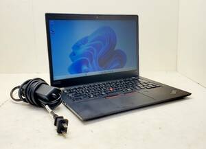 ○1万円開始 ThinkPad X395 AMD Ryzen5 Pro 3500Uw 2.1GHz メモリ8GB SSD256GB Wi-Fi Webカメラ AC付属