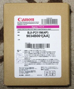 【取付期限内】キヤノン インクタンク マゼンタ（赤色に近い色）純正プリンタータンク BJI-P211M(4P) 9034B001★４個入り CX-G2400用canon