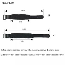 【Sサイズ1セット】6弦エレキ、クラッシックギター、4弦ベースフレットラップ 黒_画像6