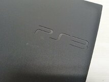 [B4B-511-013-1] SONY ソニー PlayStation3 プレイステーション3 PS3 CECH-2000A チャコールブラック 本体のみ 通電確認済み ジャンク_画像8