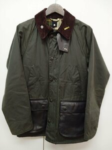 [12B-511-066-2] Barbour×Paraboot×BEAMS バブアー×パラブーツ×ビームス トリプルコラボ ビデイルジャケット サイズ34 ダークグリーン