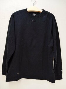 [12B-511-115-1] NEW ERA ニューエラ × Yohji Yamamoto ヨウジヤマモト ロングTシャツ HX-T87-987 ブラック サイズXL 中古