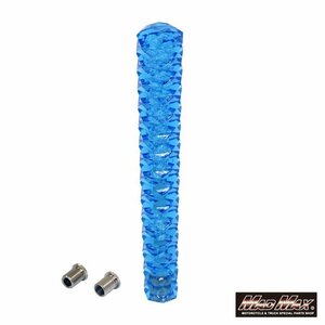 トラック用品 シフトノブ スパーク 300mm ブルー 12*1.25 変換アダプター付/スーパーグレート ファイター キャンター【送料800円】