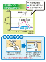 【即納】2個セット ｃ ロングサイズ 90×210cm×4枚 遮熱 遮光 カーテン 紫外線約98％カット 省エネ アルミ 節電 冷気防止_画像4