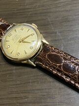 ジャンク　18k 0.750刻印あり　grandia グランディア　手巻き　腕時計　稼働品　ボーイズ　サイズ_画像3
